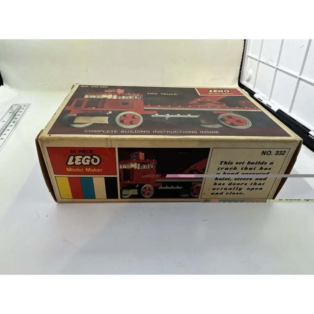 LEGO System Vintage Set 332 TOW TRUCK OPENED all pieces Error Read Description
